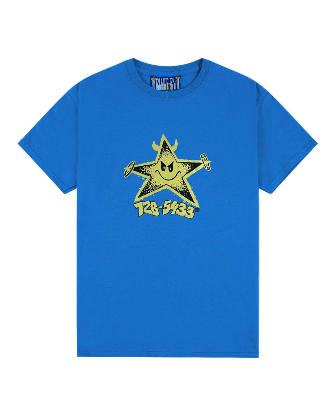 1800-728-5433 Short Sleeve T-shirt, TRUE BLUE