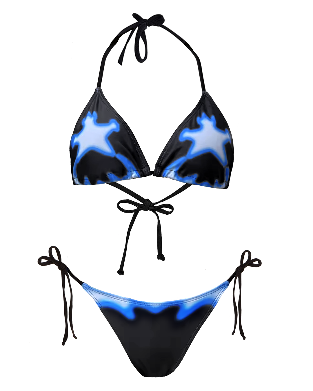 R☆T Bikini Set, BLACK