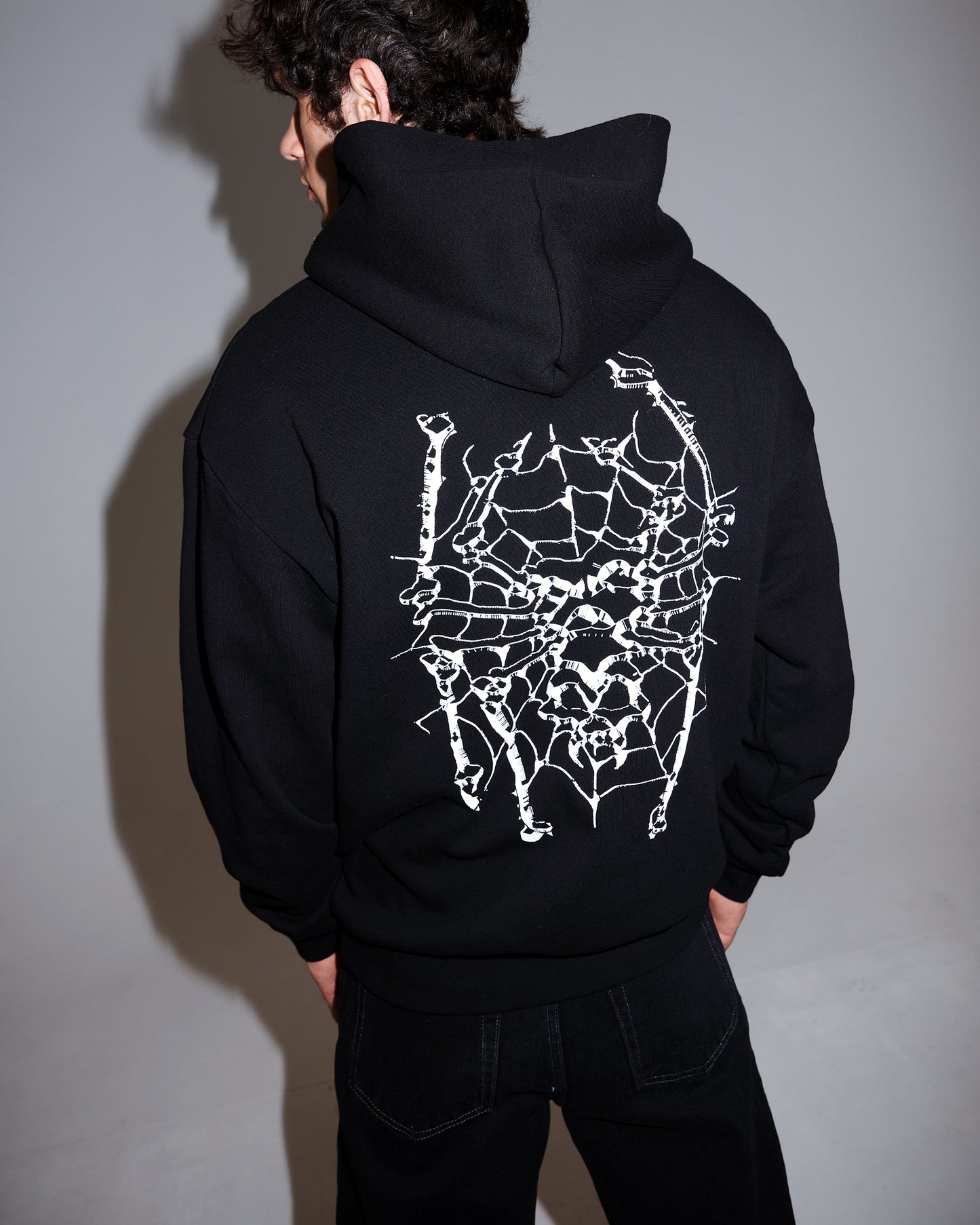 Rat Death Crawling Life Hoodie, BLACK