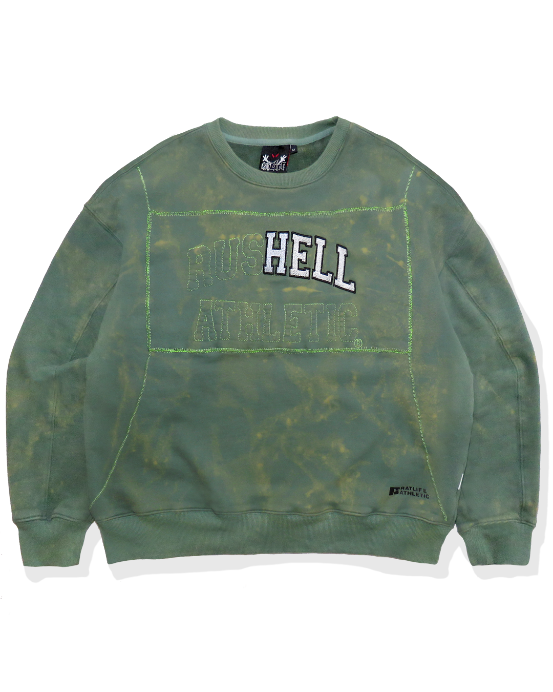 HELL Crewneck, DARK SAGE