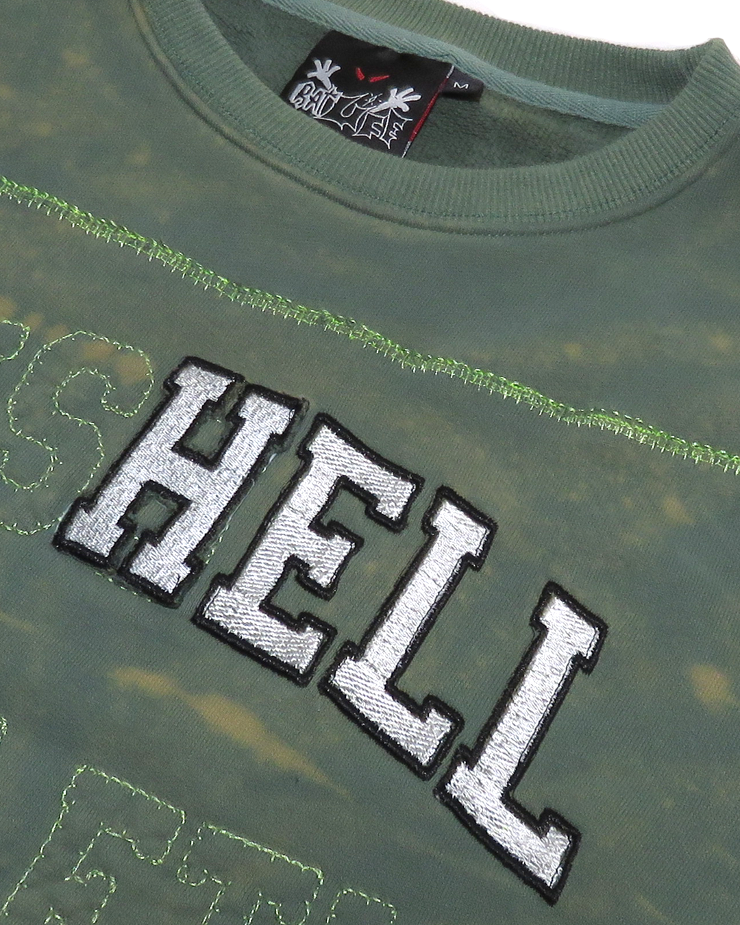 HELL Crewneck, DARK SAGE