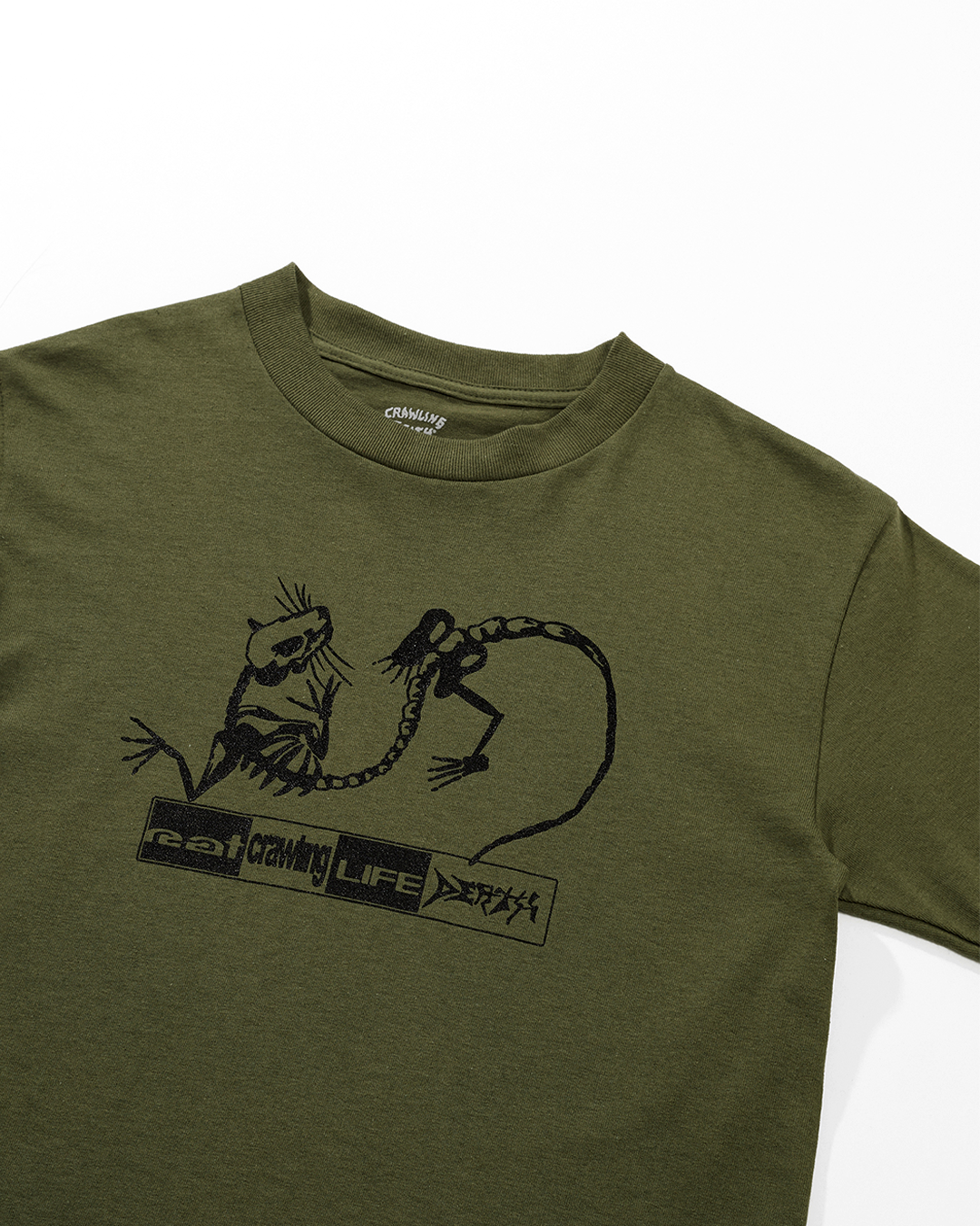 Skeleton T-shirt, GREEN