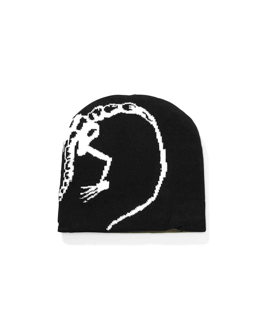 Rat Crawling Life Death Beanie, BLACK