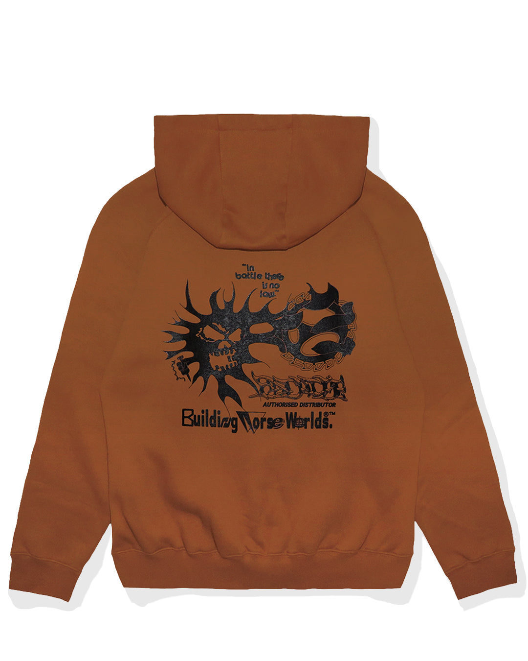 Builder Hoodie Brick by Ratlife streetwear