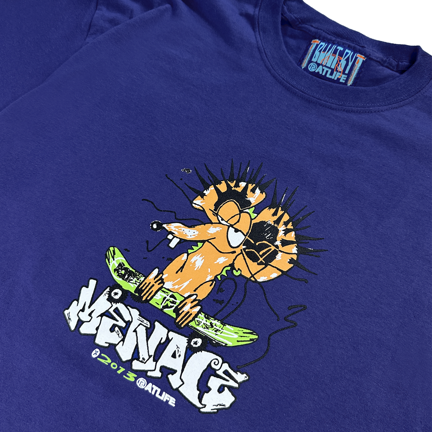 Menace Short Sleeve T-shirt, DEEP BLUE