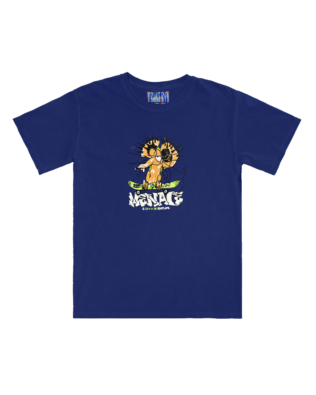 Menace Short Sleeve T-shirt, DEEP BLUE