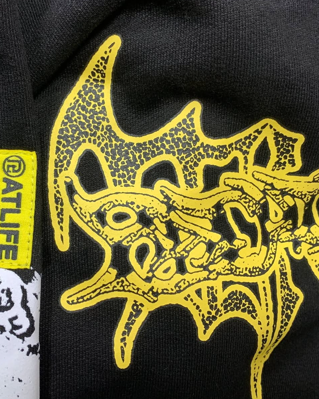 Rats Tail Mosh Shorts, BLACK