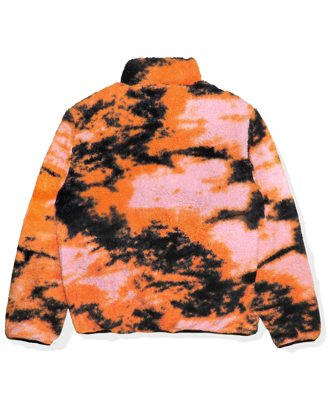 Herre Reversible Sherpa Jacket, FIRE/BLACK