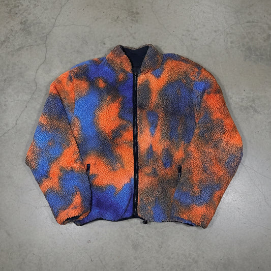 Herre Reversible Jacket, Blue/Orange