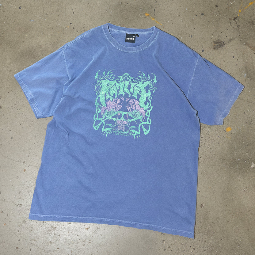 Self Destruct Tee, Blue