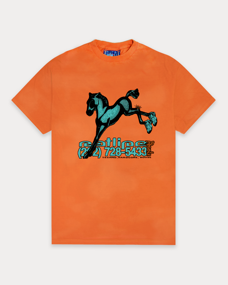 For Horses T-Shirt, WASHED ORANGE