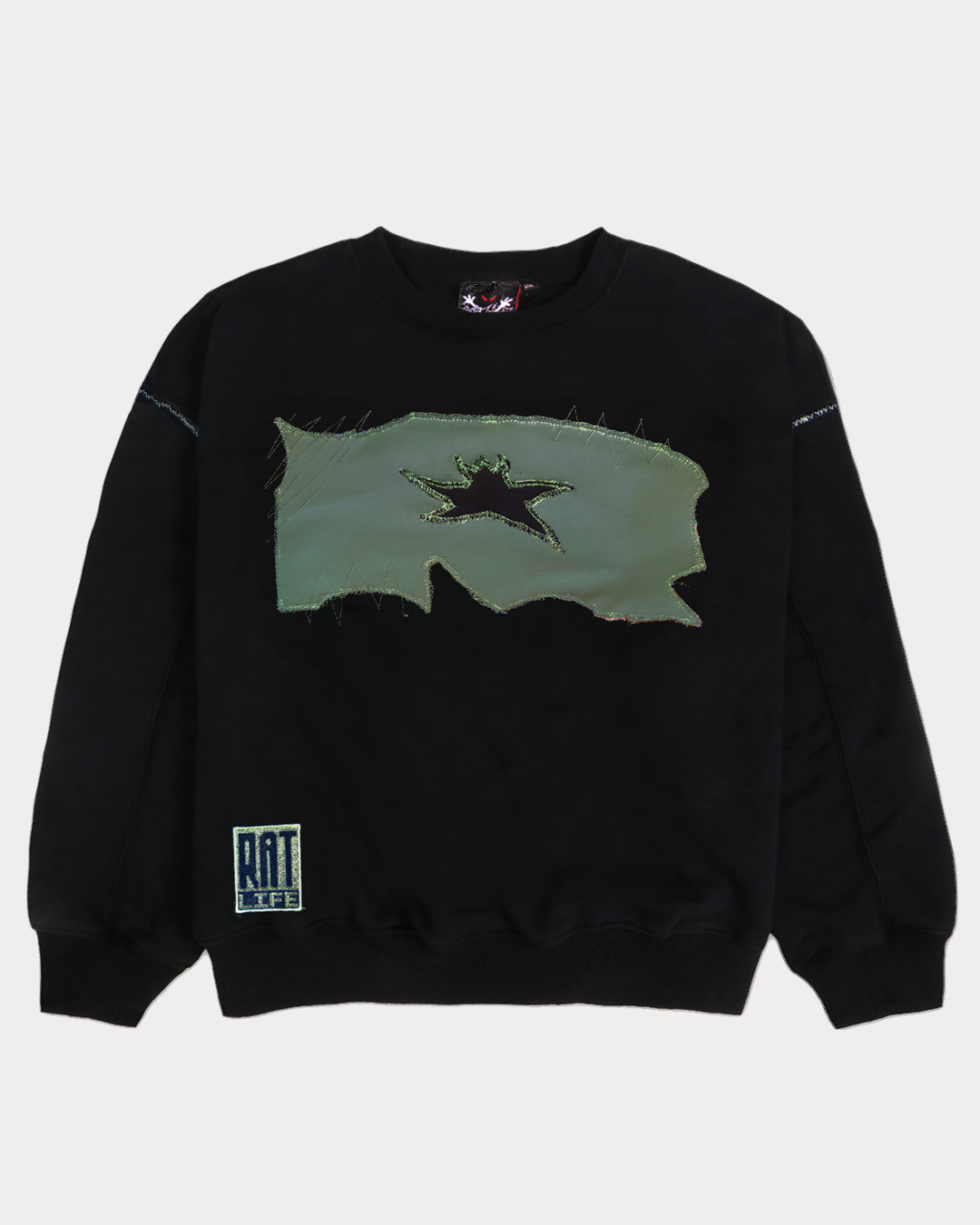 Destruct Crewneck, Black