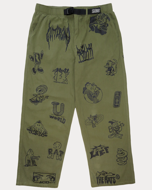 RareWear Canvas Pant, MOSS