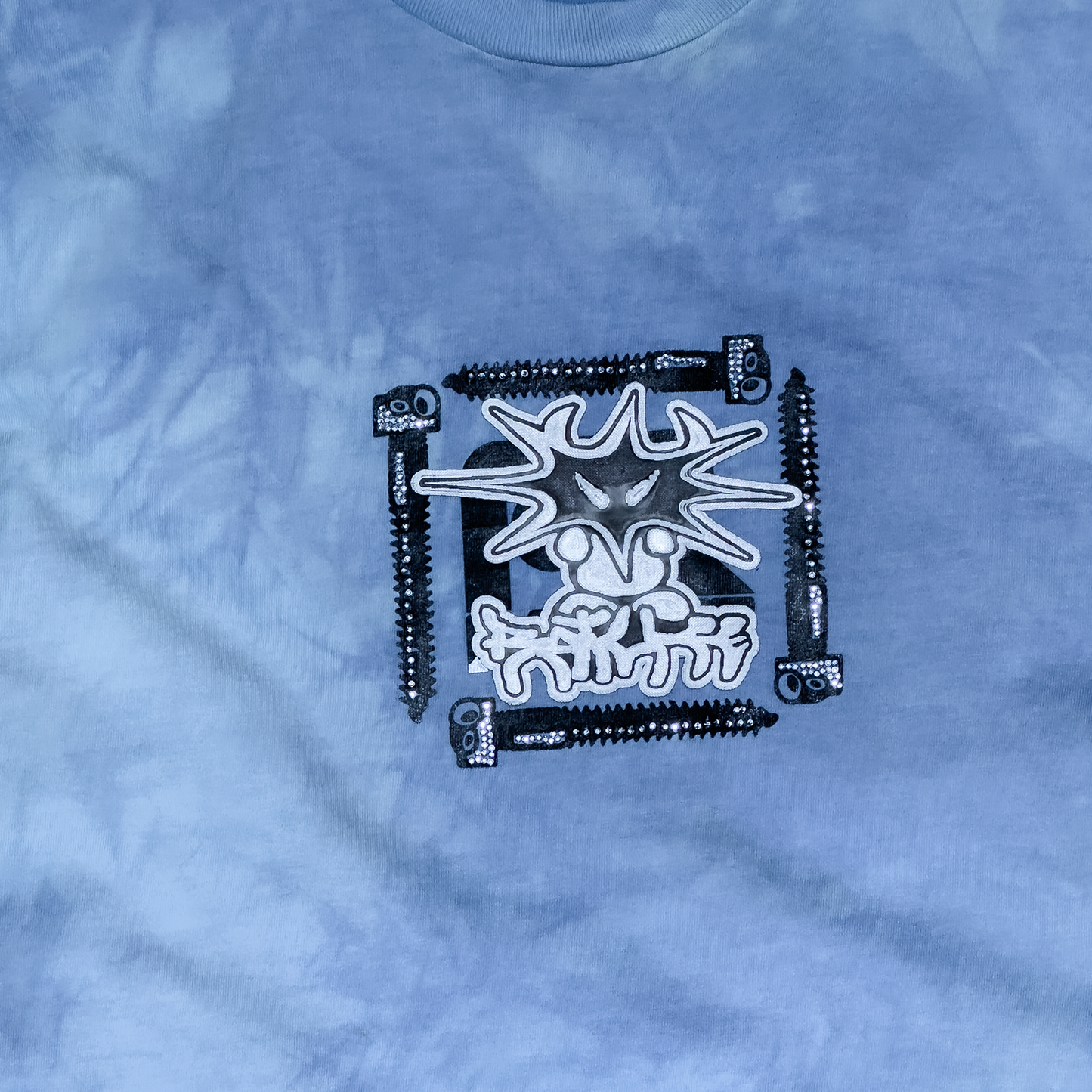 Screw Tee, Blue