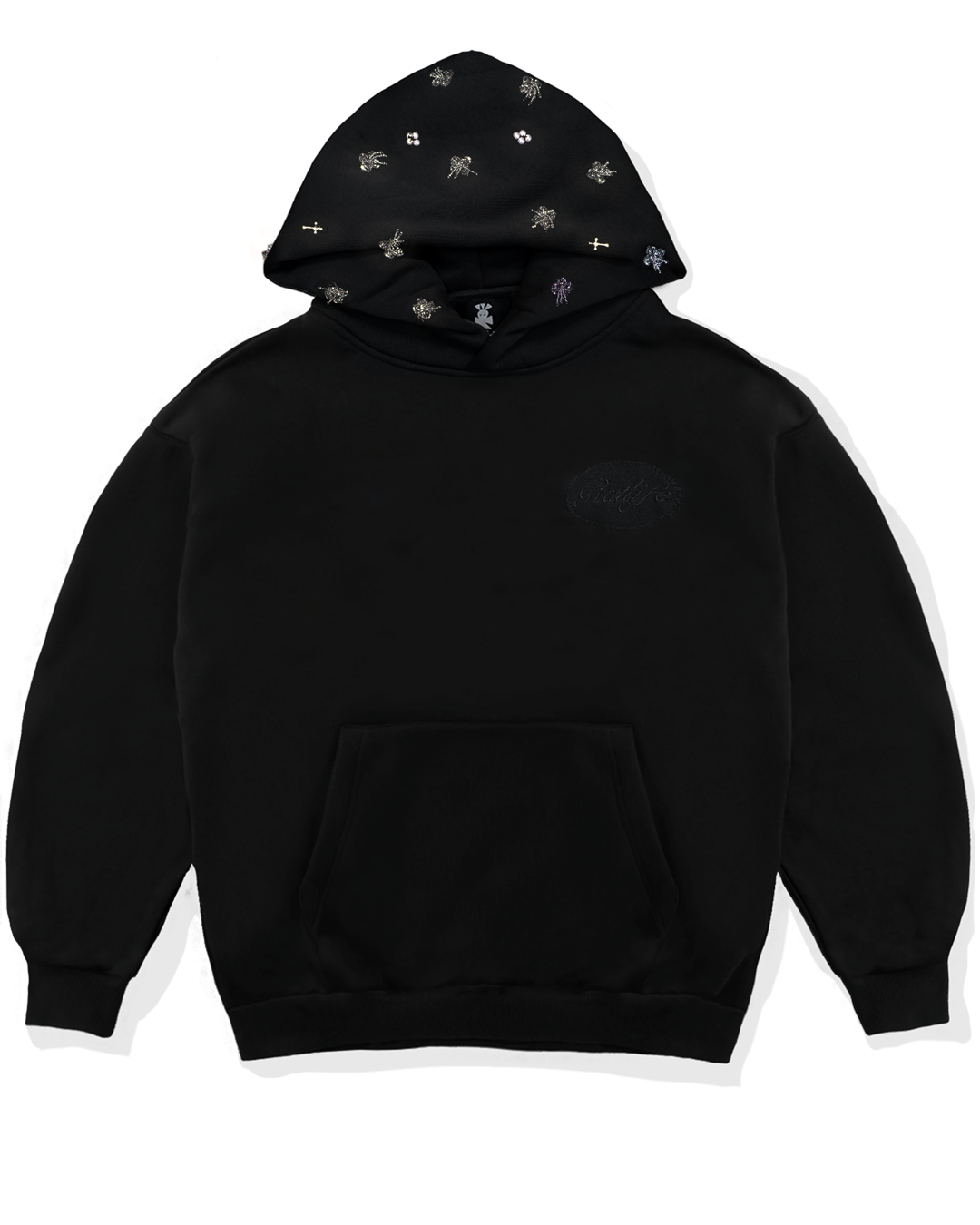 Stoned Hoodie, BLACK