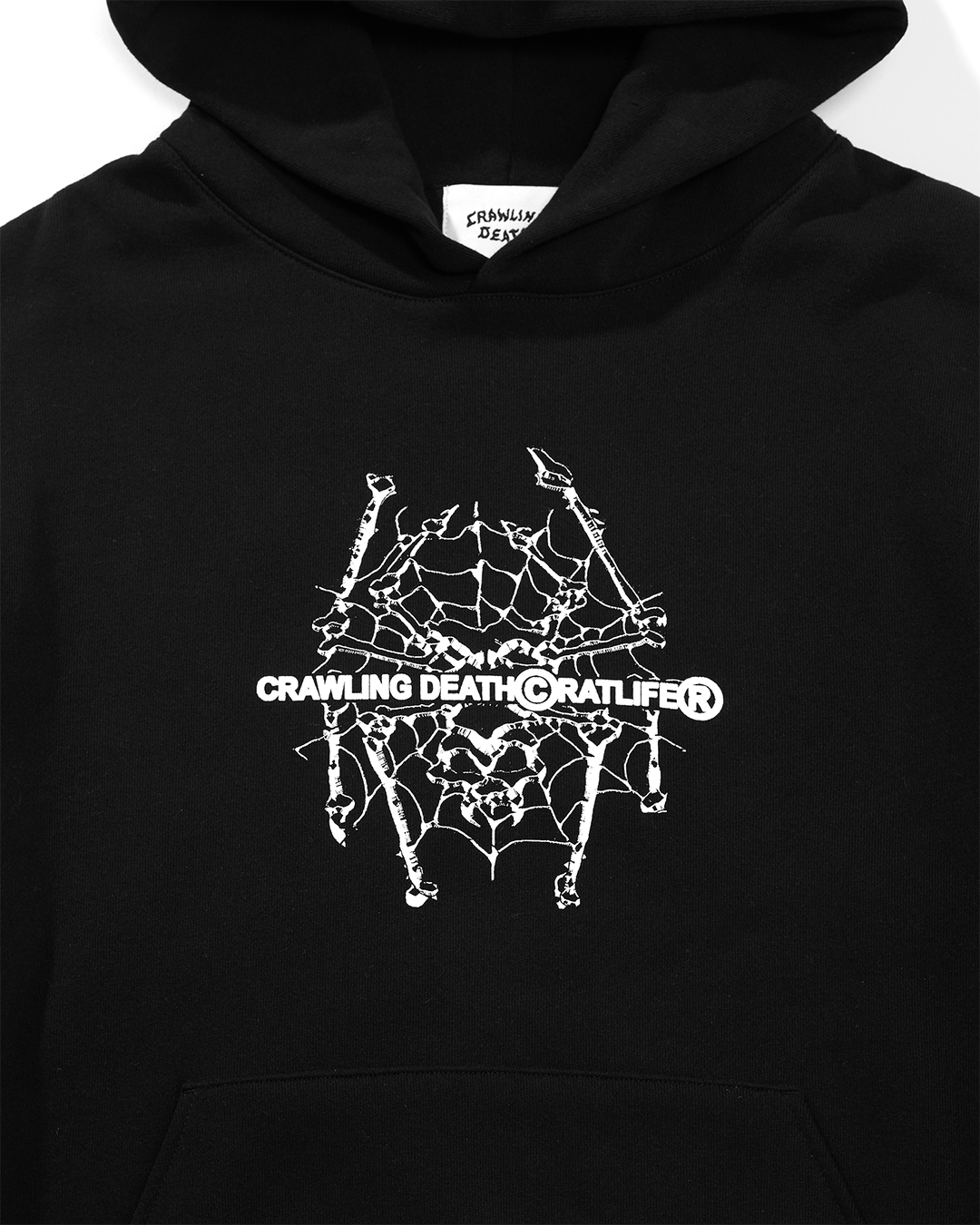 Rat Death Crawling Life Hoodie, BLACK