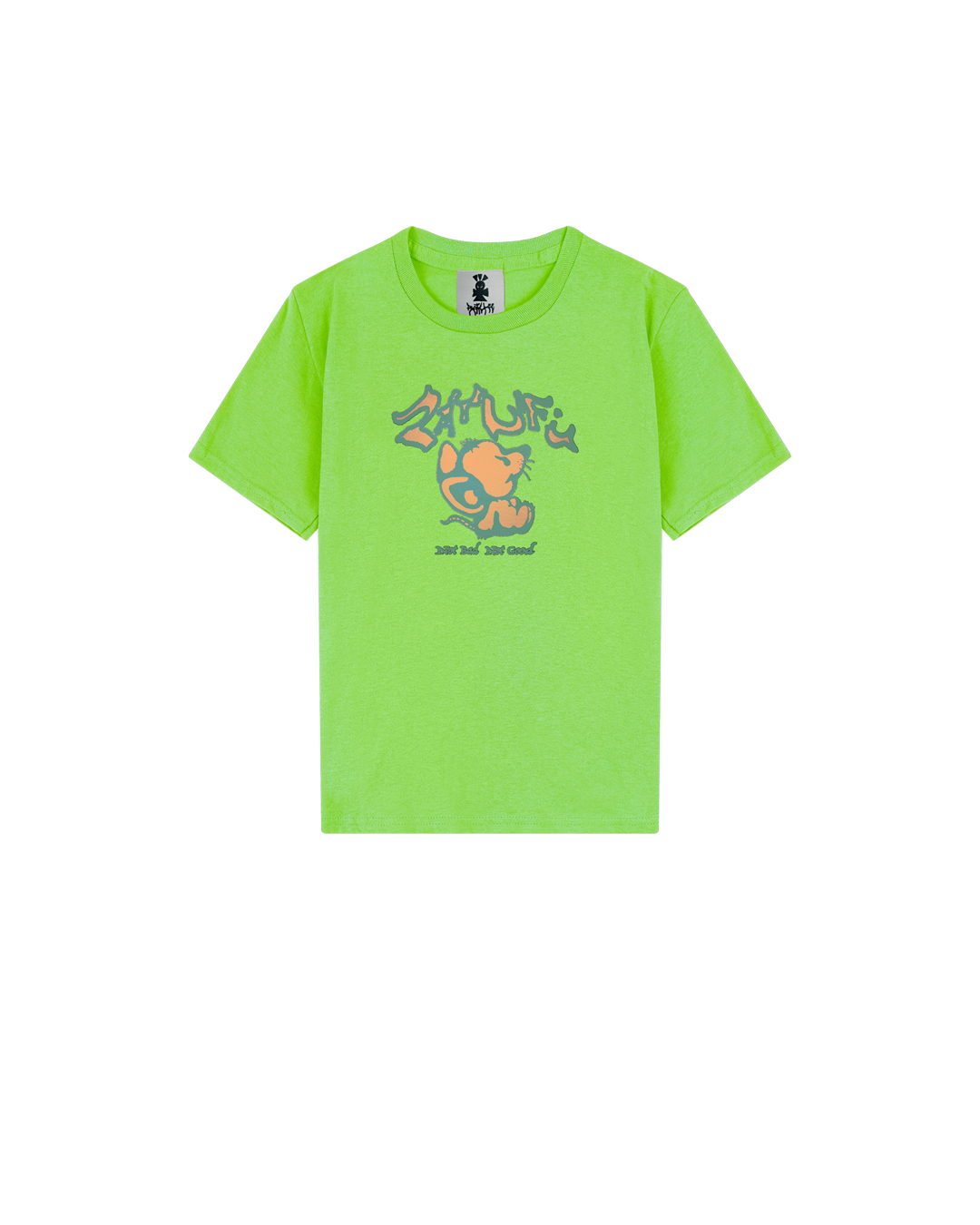 Not Bad Not Good Kids Tee, LIME