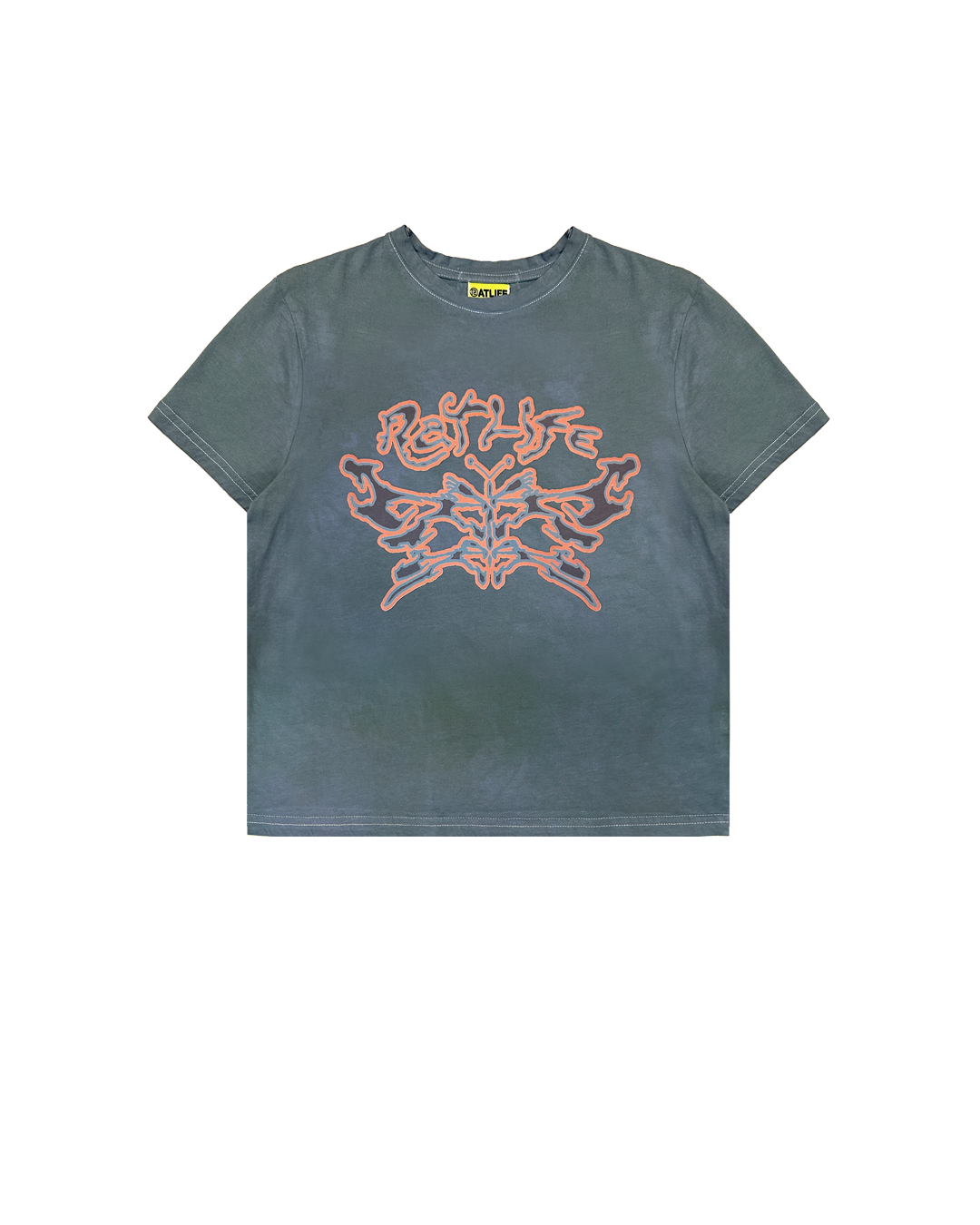 Heart Sing Mini Tee, Smoke Green