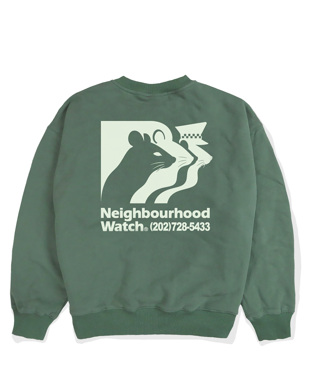 Neighbourhood Crewneck, SAGE
