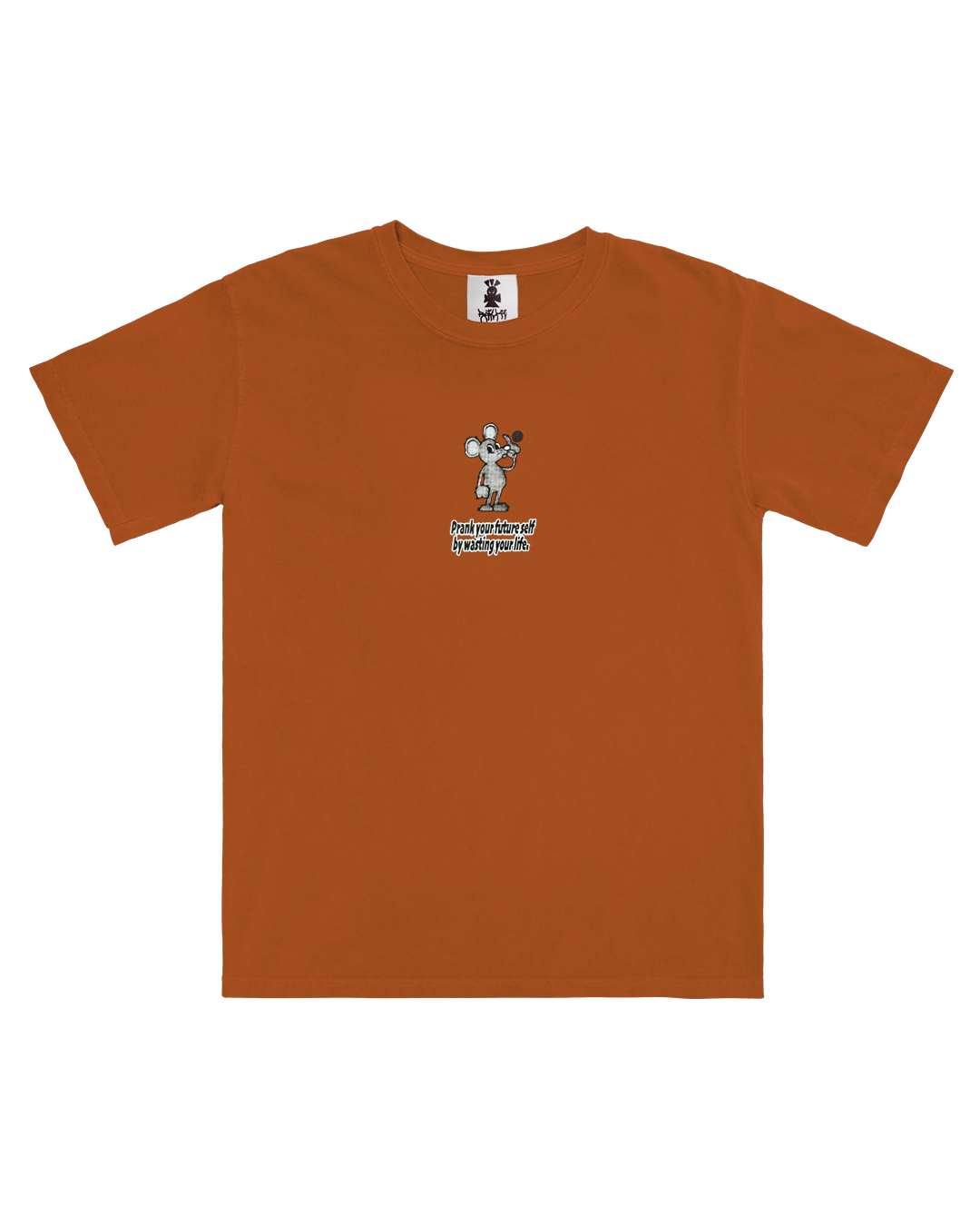 Prank Yourself T-shirt, BURNT ORANGE