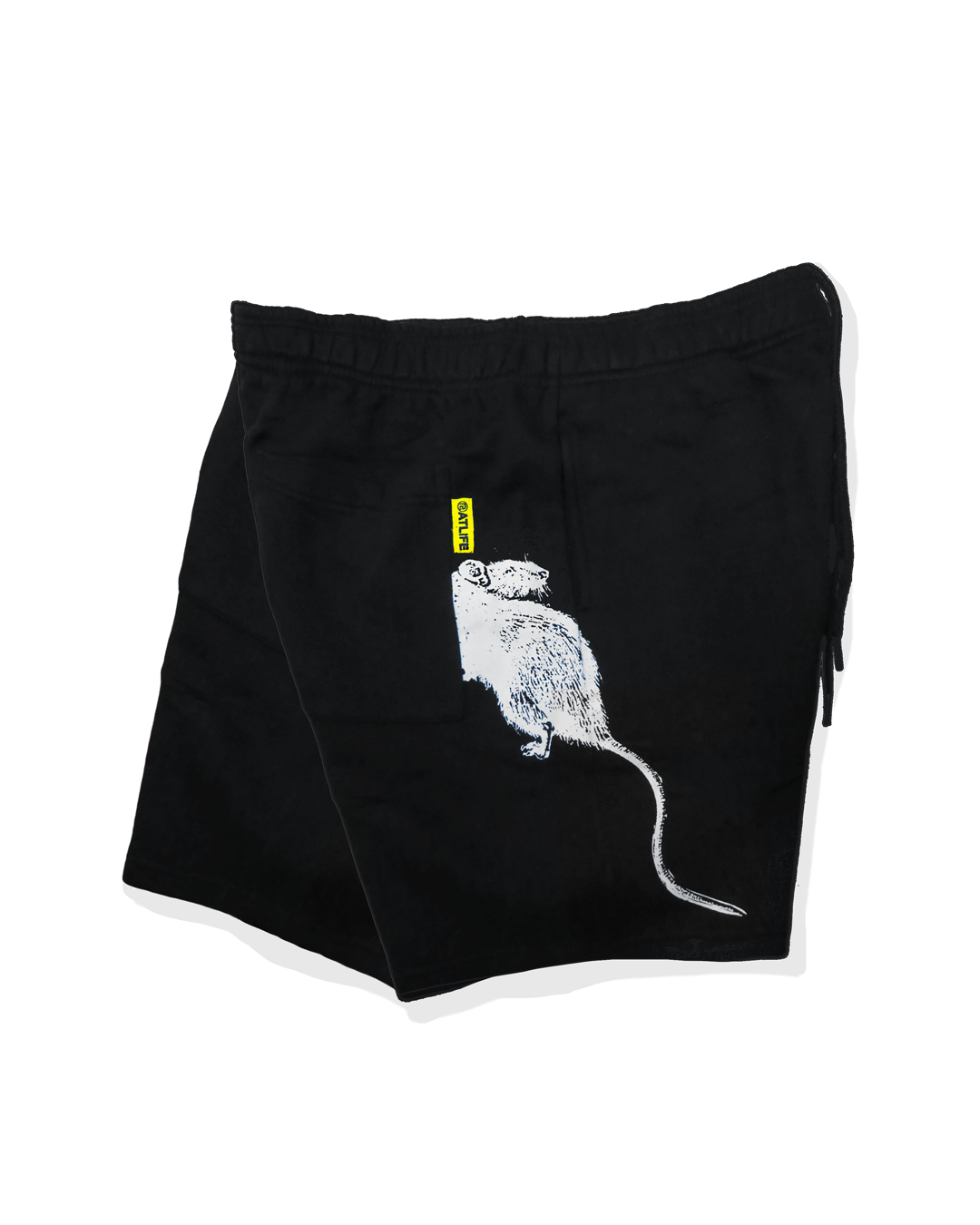 Rats Tail Mosh Shorts, BLACK