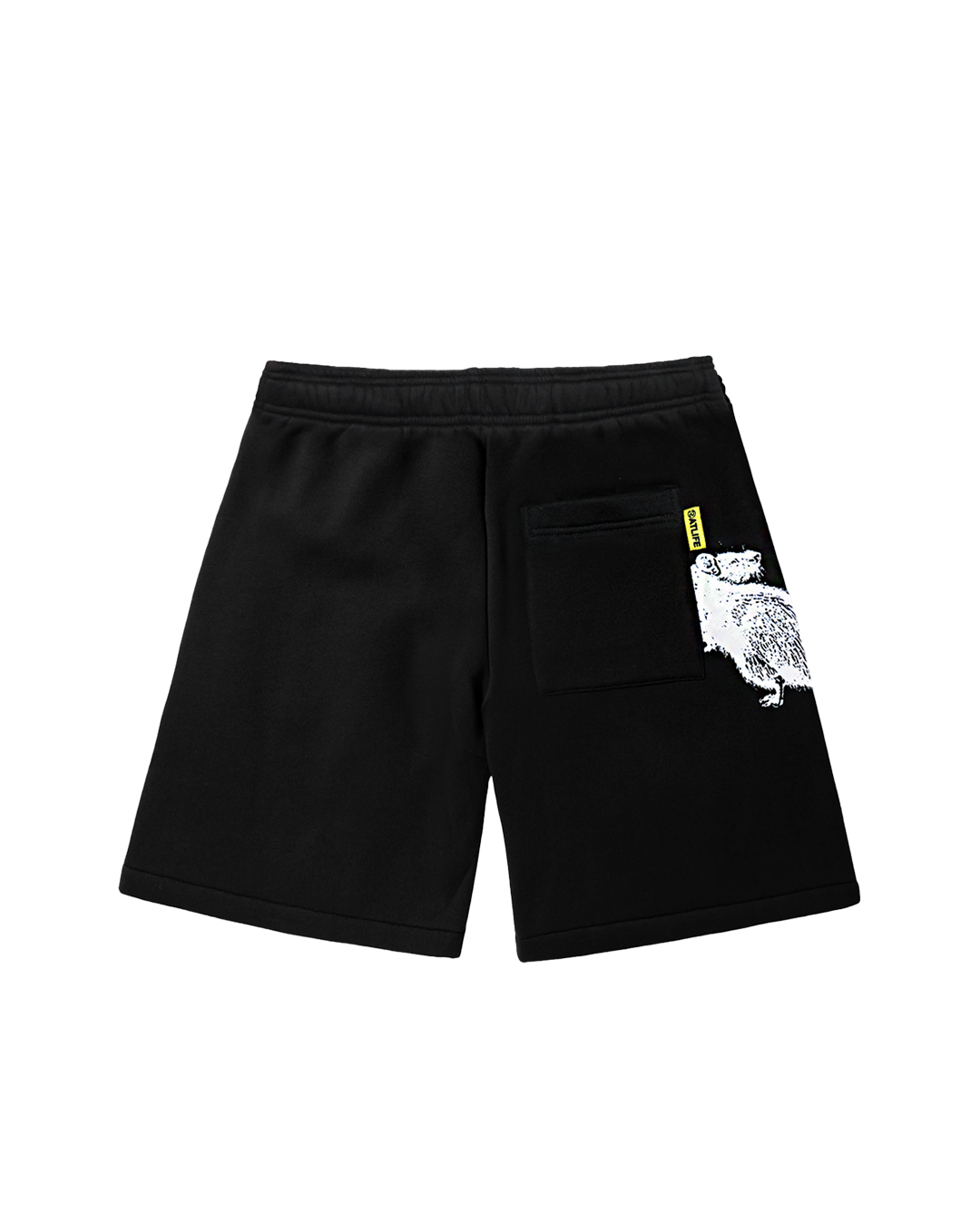 Rats Tail Mosh Shorts, BLACK