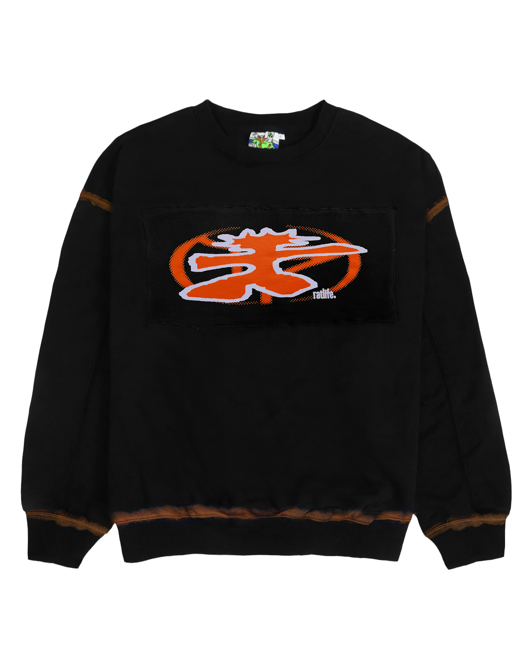 Astro Crewneck, BLACK