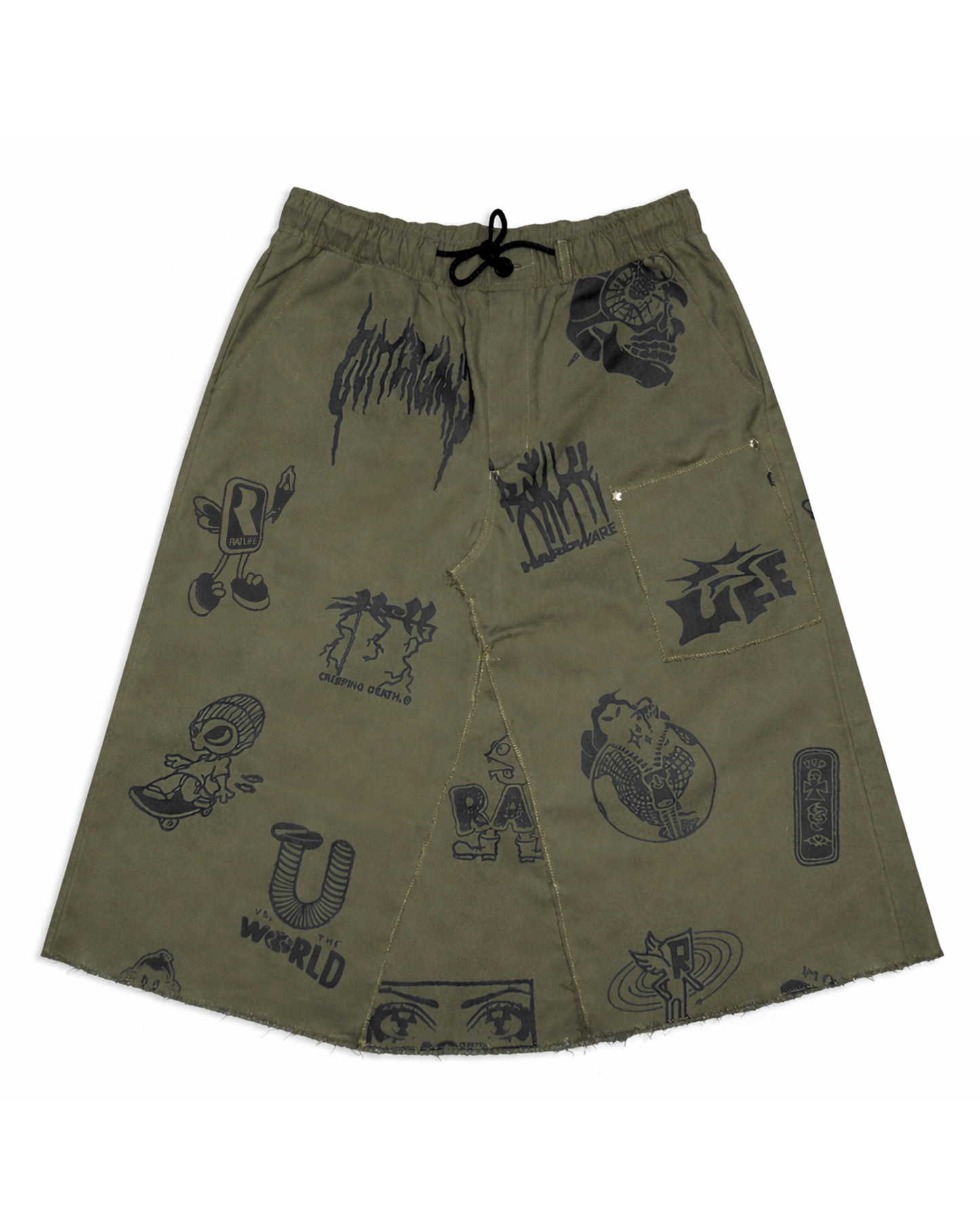 Rarewear Midi Skirt, MOSS