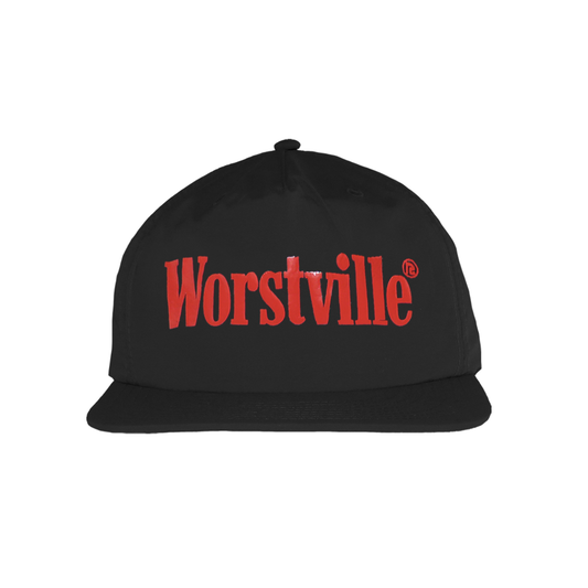 Worstville X Ratlife Cap, Ash Black